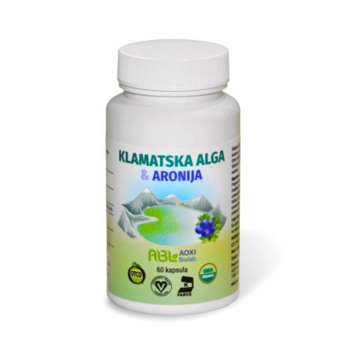 KLAMATSKA ALGA & ARONIJA, kapsule